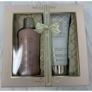 Baylis & Harding Jojoba Vanilla & Almond Oil Body Wash & Lotion Gift Set